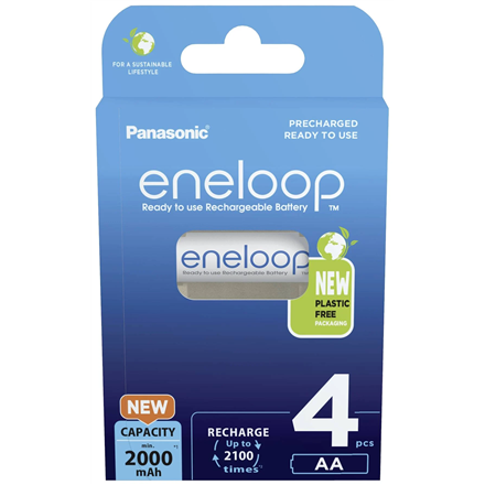 Panasonic | Rechargeable Batteries | ENELOOP BK-3MCDE/4BE | AA | 2000 mAh | 4 pc(s)