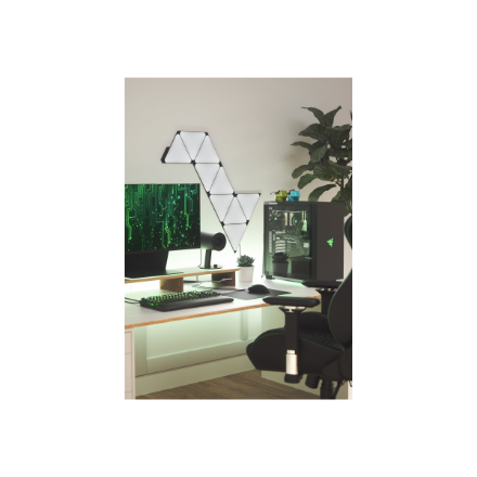 Nanoleaf | Shapes Black Triangles Expansion Pack (3 panels) | 42 W | WiFi