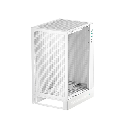 Deepcool PC Gaming Case | CH170 DIGITAL | White | Mini ITX | ATX PS2