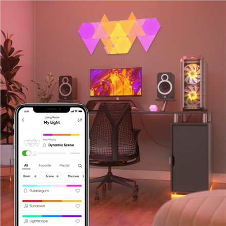 Nanoleaf | Shapes Triangles Starter Kit (9 panels) | 1 W | 16M+ colours