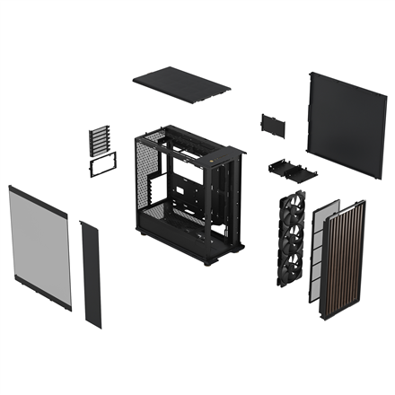 Fractal Design | North XL | Charcoal Black TG Dark | ATX