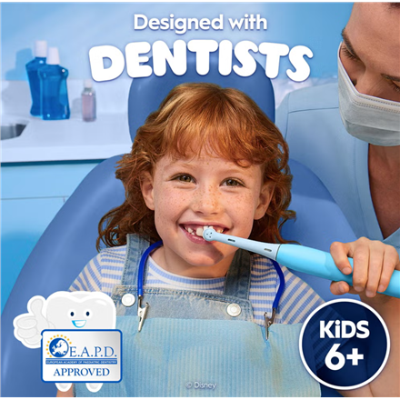 Oral-B Electric Toothbrush with Travel Case, 6Y+ | iO Kids Disney Stitch | Rechargeable | For kids | Number of brush heads included 1 | Number of teeth brushing modes 3