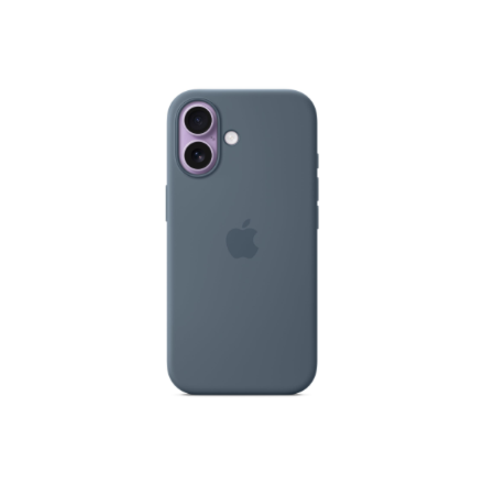 Apple iPhone 17 Silicone Case with MagSafe - Anchor Blue | Apple