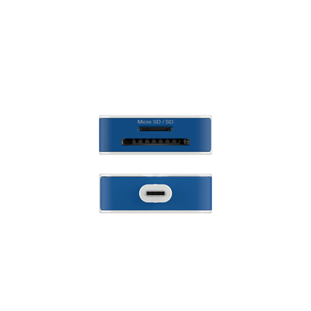Hyper HyperDrive Flex 9 Port Dual 4K HDMI Dock, White/Blue | HD4103BUGL | HDMI ports quantity 2