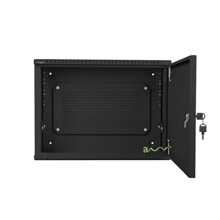 Lanberg | Rack cabinet 19" wall-mount 4U+3U/540x200 low-profile | WAF1-5203-04-00B | Black