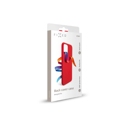 Fixed Story | Back cover | Apple | iPhone 16 Pro | Rubberized | Red