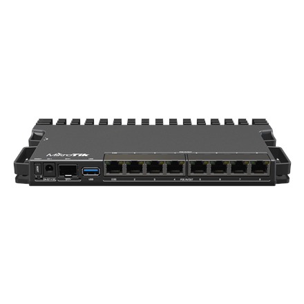 RouterBOARD | RB5009UPr+S+IN | No Wi-Fi | 10/100/1000 Mbit/s | Ethernet LAN (RJ-45) ports 7 | Mesh Support No | MU-MiMO No | No mobile broadband