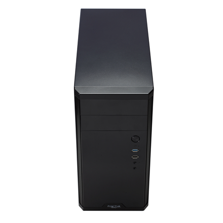 Fractal Design | CORE 1100 | Black | Micro ATX | ATX PSUs, up to 185mm if a typical-length optical drive is mounted