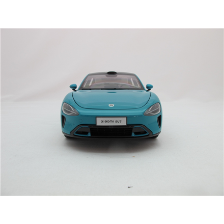 Xiaomi SU7 1:18 Die-cast Model Car | Aqua Blue | Zinc alloy, ABS, SAN and PVC