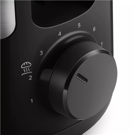 Philips | Toaster | HD2692/90 Viva Collection | Power 950 W | Number of slots 2 | Housing material Metal/Plastic | Black