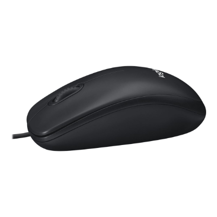Logitech | Mouse | M100 | Optical mouse | Optical | Wired | Black