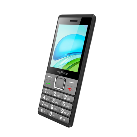 myPhone 7340 LTE | Silver | 2.8 " | IPS | 48 MB | 128 MB | Dual SIM | 3G | Main camera resolution 2 MP | 1400 mAh