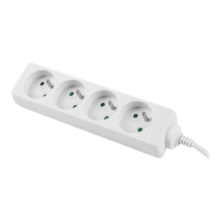 Lanberg | Cable Power Strip 4X French Outlets Quality-Grade Copper, 1.5 m | PS0-04E-0150-W