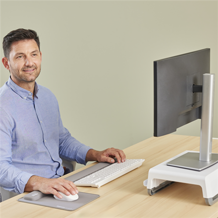 Fellowes | Breyta Palm Wrist Rest | Grey