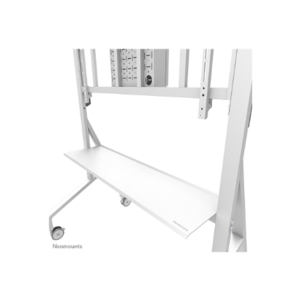 Neomounts Floor stand | FL50-575WH1 TV trolley | Adjustable Height | 65-110 " | Maximum weight (capacity) 125 kg | White