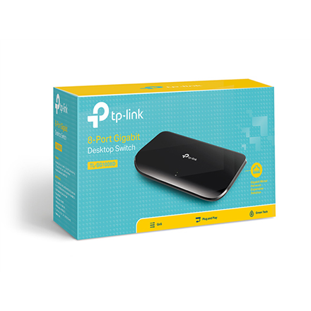 TP-LINK | Switch | TL-SG1008D | Unmanaged | Desktop | Gigabit Ethernet (copper) ports quantity 8 | Power supply type External | 36 month(s)