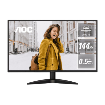 AOC | Q27B36X | 27 " | IPS | QHD | 16:9 | 144 Hz | 4 ms | 2560 x 1440 pixels | 300 cd/m² | HDMI ports quantity 1 | Black