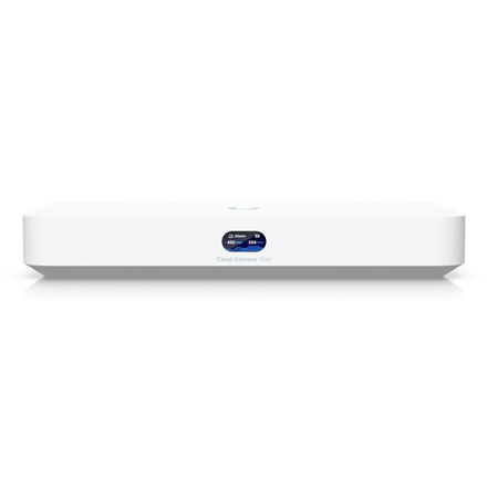 Ubiquiti Cloud Gateway Fiber | Ethernet LAN (RJ-45) ports 5 | Mesh Support No | MU-MiMO No | No mobile broadband