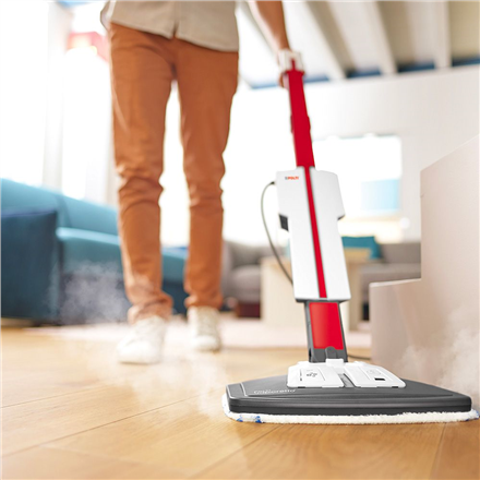 Polti | Steam mop with integrated portable cleaner | PTEU0306 Vaporetto SV650 Style 2-in-1 | Power 1500 W | Steam pressure Not Applicable bar | Water tank capacity 0.5 L | Red/White