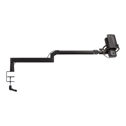 Elgato | Wave Mic Arm | 10AAN9901 | Upper Arm Desk Clearance (160 mm); Lower Arm Desk Clearance (70 mm); Horizontal Reach (740 mm); Vertical Rotation (90 ° up / 60 ° down (elbow); Desk Clamp expandable up to 60 mm | Low Profile