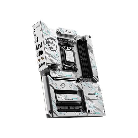 MSI B850 GAMING PLUS WIFI PZ | Processor family AMD B850 | Processor socket AM5 | DDR5 | Supported hard disk drive interfaces SATA, M.2 | Number of SATA connectors 4