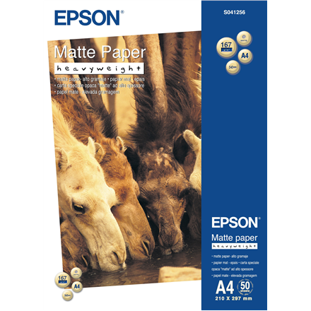 Matte Paper Heavy Weight, DIN A4, 167g/m², 50 Sheets