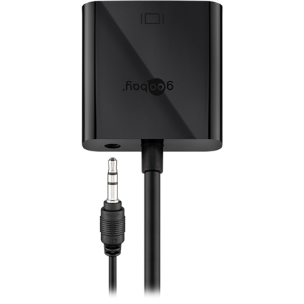 Goobay | HDMI/VGA adapter, nickel plated | 68793 | Black | HDMI male (type A) | VGA female (15-pin)