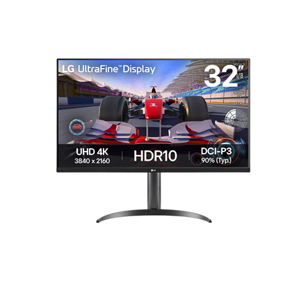 LG | 32UR550K-B | 32 " | VA | UHD | 16:9 | 60 Hz | 4 ms | 3840 x 2160 pixels | 250 cd/m² | HDMI ports quantity 2