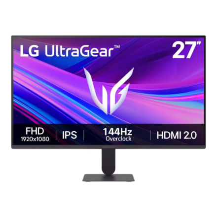 LG | 27G411A-B | 27 " | IPS | FHD | 16:9 | 144 Hz | 5 ms | 1920 x 1080 pixels | 250 cd/m² | HDMI ports quantity 1
