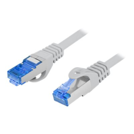 Lanberg | Patchcord Cat.6A S/FTP LSZH CCA | PCF6A-10CC-1000-S | 10 m | Grey