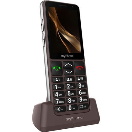 myPhone Bueno LTE Praline Collection | Brown | 2.8 " | IPS | 48 MB | 128 MB | Single SIM | MicroSD | 3G | Bluetooth | Main camera resolution 2 MP | 2000 mAh