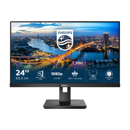 Philips | 243B1/00 | 23.8 " | IPS | FHD | 16:9 | 75 Hz | 4 ms | 1920 x 1080 pixels | 250 cd/m² | HDMI ports quantity 1 | Black