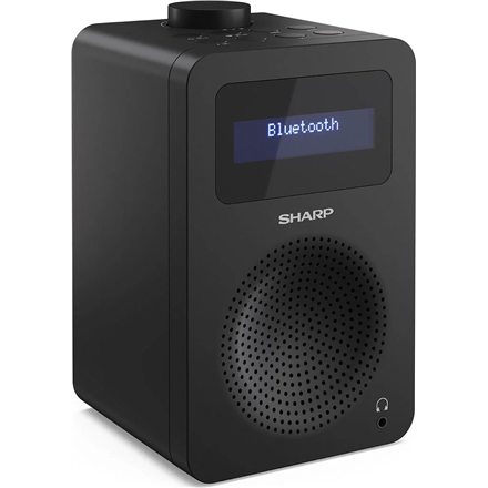 Sharp DR-430(BK) Digital Radio, FM/DAB/DAB+, Bluetooth 5.0, Midnight Black | Sharp | Digital Radio | DR-430(BK) | Bluetooth | Midnight Black