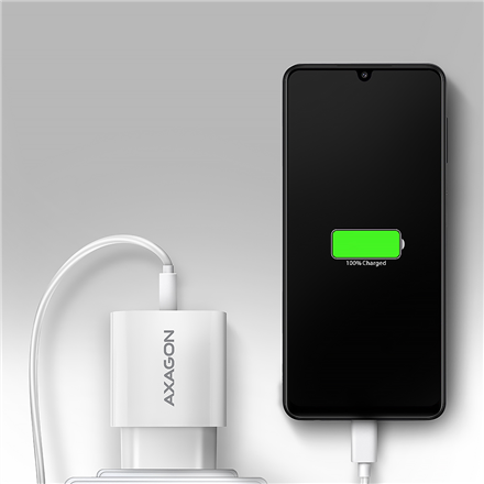 AXAGON Wallcharger 1x port USB-A, QC3.0/AFC/FCP/Apple, 18W | ACU-QC18W