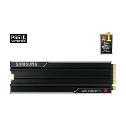 Samsung 9100 PRO With Heatsink | 1000 GB | SSD form factor M.2 2280 | Solid-state drive interface PCIe 5.0 NVMe | Read speed 14800 MB/s | Write speed 13400 MB/s