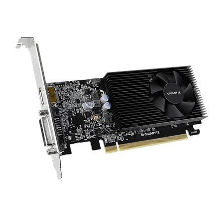 Gigabyte | GV-N1030D4-2GL 1.0 | NVIDIA | 2 GB | GeForce GT 1030 | DDR4 | DVI-D ports quantity 1 | HDMI ports quantity 1 | PCI Express 3.0 | Memory clock speed 2100 MHz | Processor frequency 1417 MHz