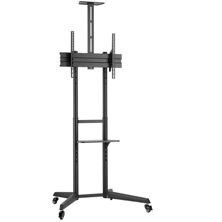 Neomounts Floor stand | FL50-550BL1 TV trolley | Adjustable Height, Tilt | 37-70 " | Maximum weight (capacity) 50 kg | Black