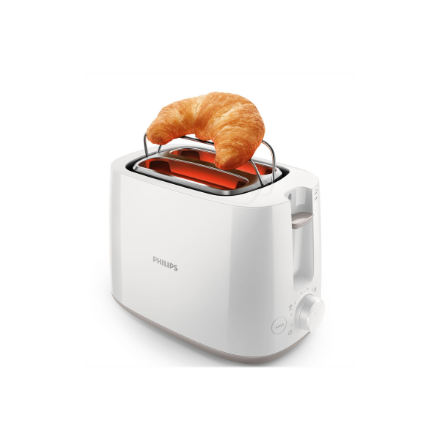 Philips | Toaster | HD2581/00 Daily Collection | Power 760-900 W | Number of slots 2 | Housing material Plastic | White