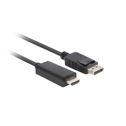 Lanberg | DisplayPort to HDMI Cable | CA-DPHD-11CC-0030-BK | DisplayPort Male | HDMI Male | DP to HDMI | 3 m