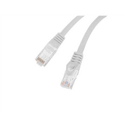 Lanberg | Patchcord Cat.6 UTP LSZH CU Fluke Passed, Grey | PCU6-10CU-0500-S | 5 m | Grey