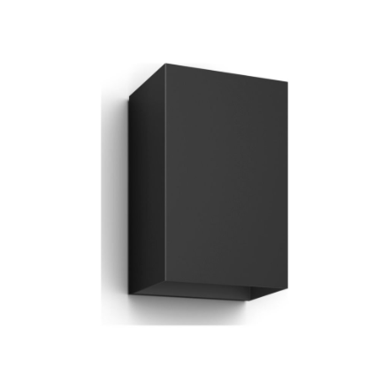 Philips Hue WCA Resonate Outdoor Wall Lantern, Black | 8 W | 2000-6500 Hue White Colour Ambiance