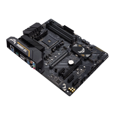 Asus | TUF GAMING B450-PLUS II | Processor family AMD | Processor socket AM4 | DDR4 | Memory slots 4 | Number of SATA connectors 6 x SATA-600 (RAID) | Chipset AMD B | ATX