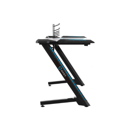 Onex | RGB Gaming Desk w/Cup holder, headset hook, Gamepad holder, 114cm(w) | GD1200Z | Black