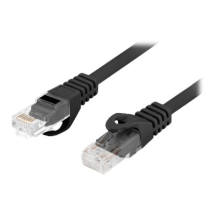 Lanberg | Patchcord Cat.6 UTP LSZH CU | PCU6-10CU-0050-BK | 0.5 m | Black