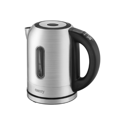 Camry | Kettle | CR 1253 | With electronic control | 2200 W | 1.7 L | Stainless steel | 360° rotational base | Stainless steel