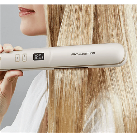 Rowenta Hair Straightener | SF4633F0 Express Shine | Ceramic heating system | Ionic function | Temperature (max) 210 °C | Number of heating levels 8 | Beige
