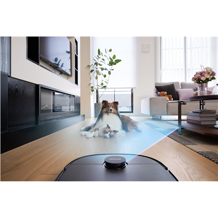 Midea Robot Vacuum Cleaner | V15 | Wet&Dry | 5200 mAh | Dust capacity 3 L | 16200 Pa | Black