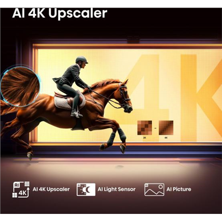 Hisense UHD QLED Smart TV | 55E7Q | 55" | Smart TV | VIDAA OS | UHD | Black