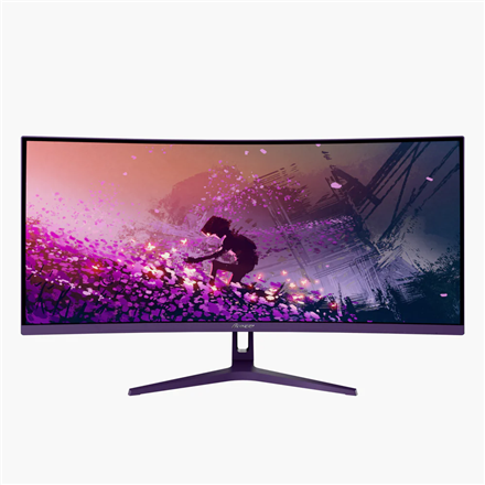 Arozzi | Nova | 34 " | VA | UWQHD | 21:9 | 165 Hz | 1 ms | 3440 x 1440 pixels | 350 cd/m² | HDMI ports quantity 2 | Purple