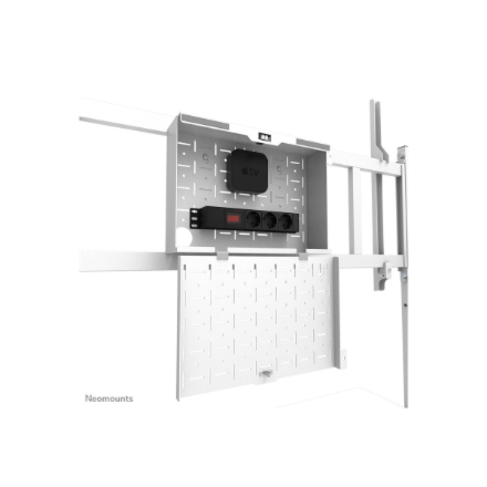 Neomounts Floor stand | FL50-575WH1 TV trolley | Adjustable Height | 65-110 " | Maximum weight (capacity) 125 kg | White
